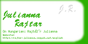 julianna rajtar business card